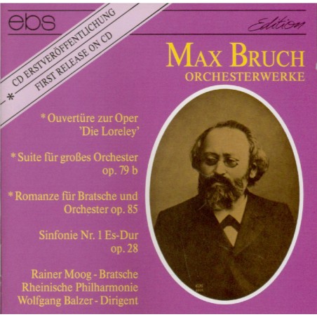 BRUCH - Balzer - Symphonie n°1 op.28